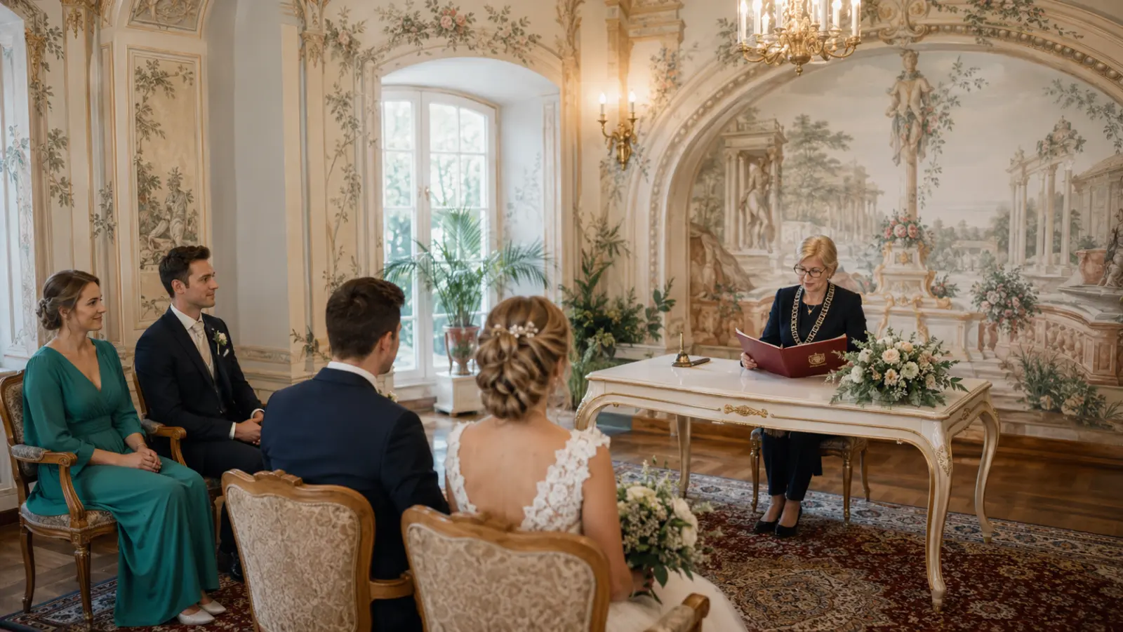 Wokalistka ślubna Magdalena Szczabel podczas eleganckiej ceremonii cywilnej w województwie łódzkim